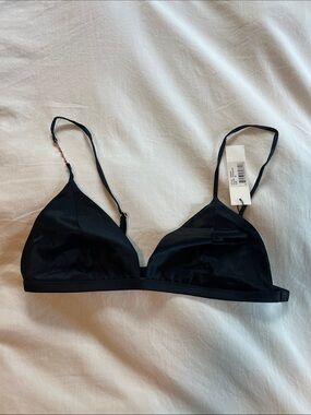 Fleur du Mal silk bra sz M NWT